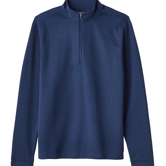 Rhone Blue Quarter-Zip Commuter Sweater - Picture 2 of 5